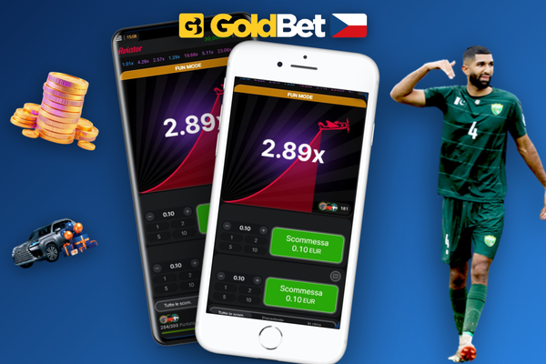 Aviator app v Goldbet Casino na smartphonu — mobilní hra s tlačítkem Cash Out