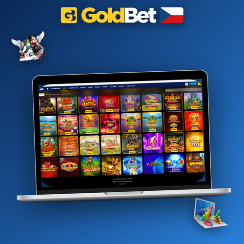 Goldbet Casino desktop klient spuštěný na notebooku a stolním PC pro hráče