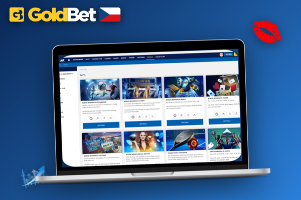 Hráč plní bonusové protočení v Goldbet Casino s poznámkami o sázkách u notebooku