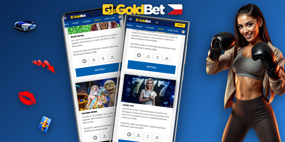 Registrační formulář Goldbet Casino s vyplněným promo kódem GOLDBONUS