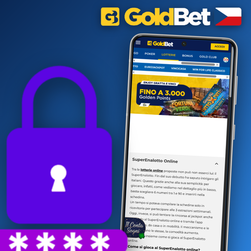 Goldbet Casino aplikace otevřená na smartphonu — kompletní herní zábava v dlani