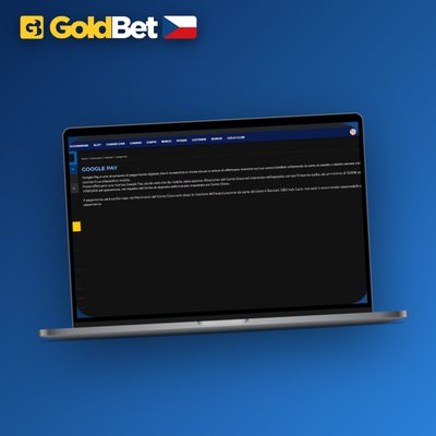 Apple Pay a Google Pay potvrzení vkladu biometrikou v Goldbet Casino