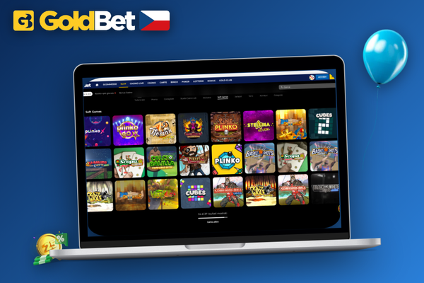 Goldbet Casino na počítači se živým ruletovým stolem a krupiérem na obrazovce